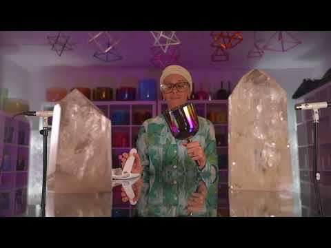 Handheld Celestial Rainbow Singing Bowl