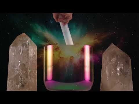 C#+25 Celestial Rainbow Crystal Singing Bowl