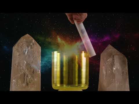 D+46 RADIANT SUN CRYSTAL SINGING BOWL