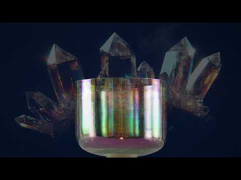 12" A-35 Prismatic Crystal Singing Bowl