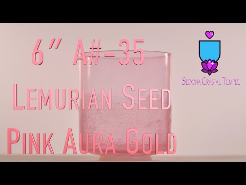 6" A#-35 Lemurian Seed & Pink Gold