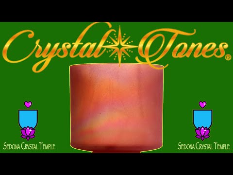 8" C#+35 Pink Himalayan Salt, Platinum inside, Crystal Tones™