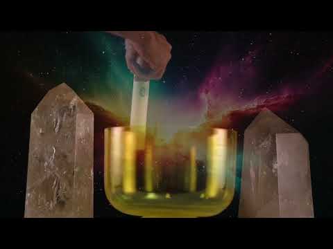 B+6 RADIANT SUN CRYSTAL SINGING BOWL, PERFECT PITCH