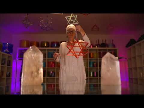 9.5" Setting Sun Crystal Singing Temple Star