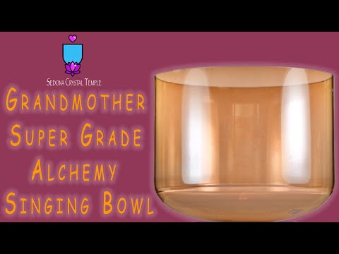 16" G#+20 Grandmother Super Grade Crystal Singing Bowl