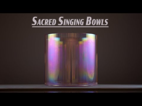 10" E+18 Solar Violet & Prismatic Crystal Singing Bowl